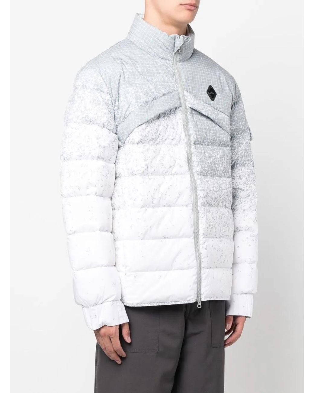 A_COLD_WALL* White * - Logo Printed Padded Jacket for men
