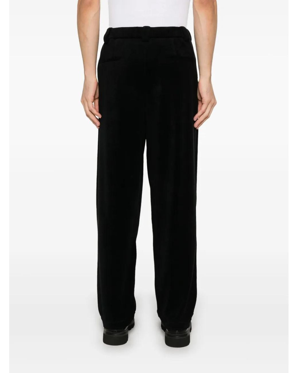 Giorgio Armani Black Tapered Trousers for men