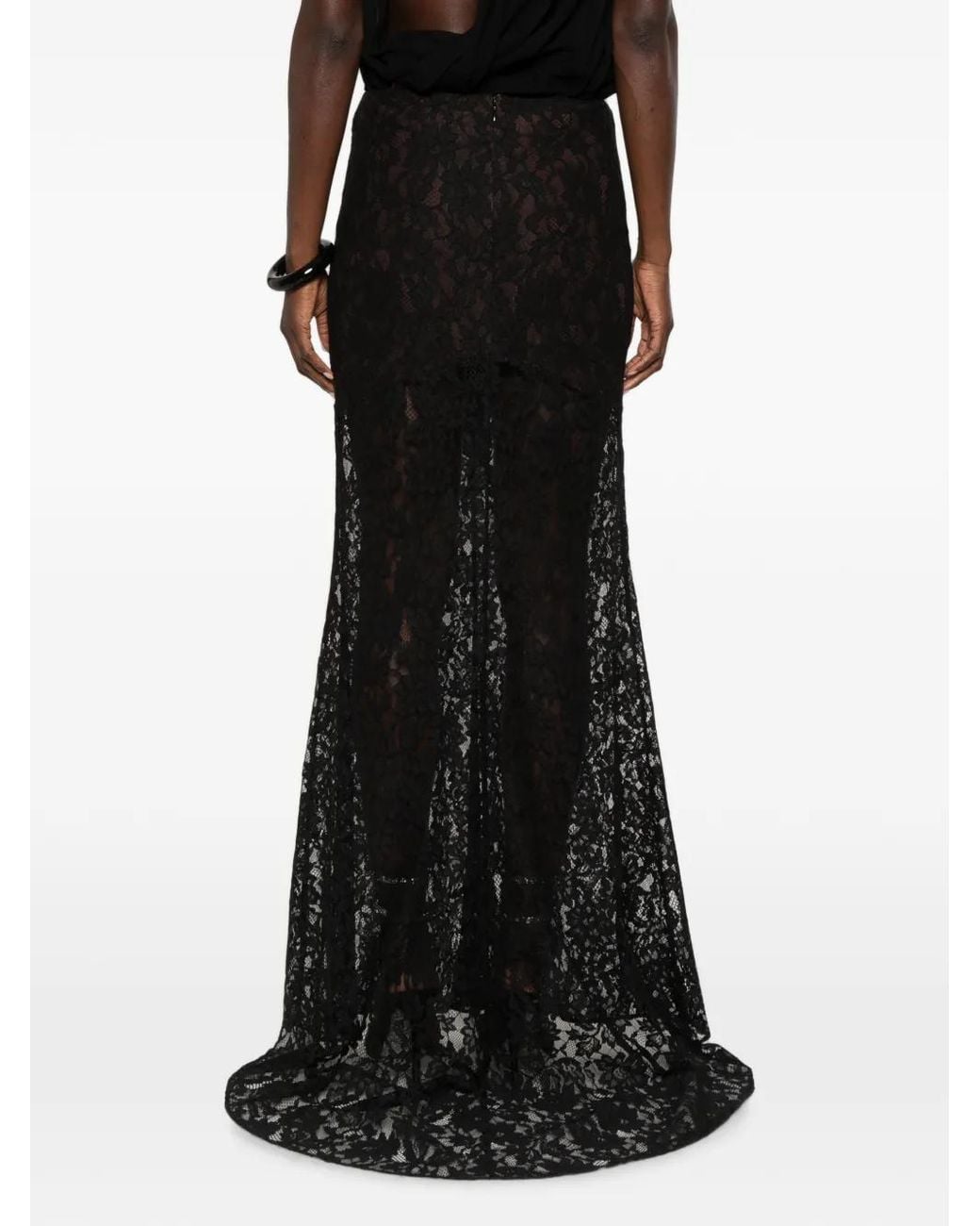 De La Vali Black Pasion Maxi Skirt