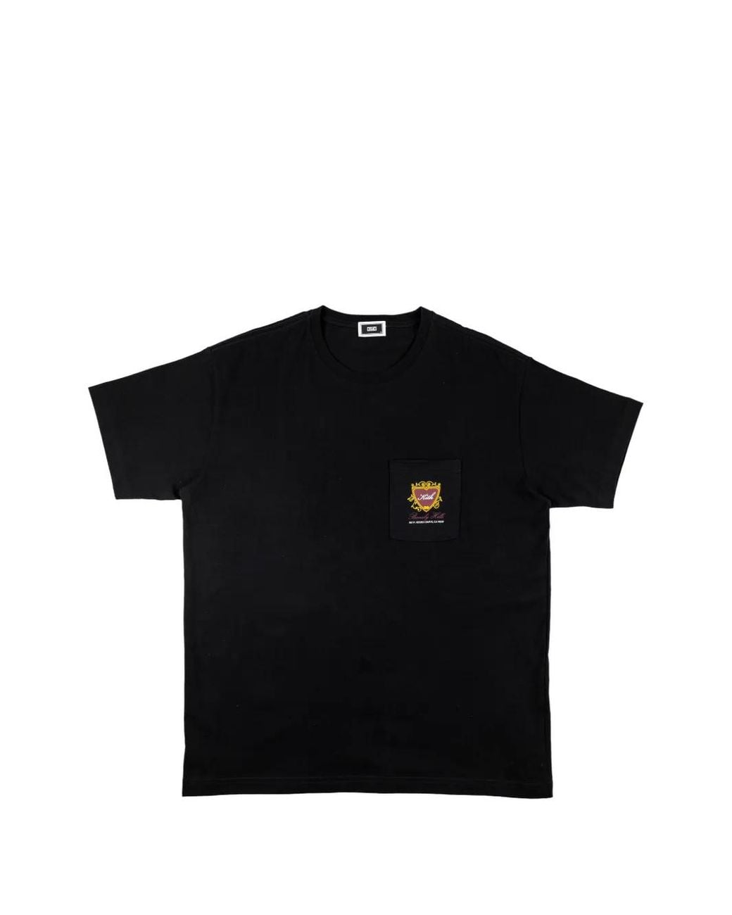 Kith Black T-Shirt Beverly Hills Insignia for men