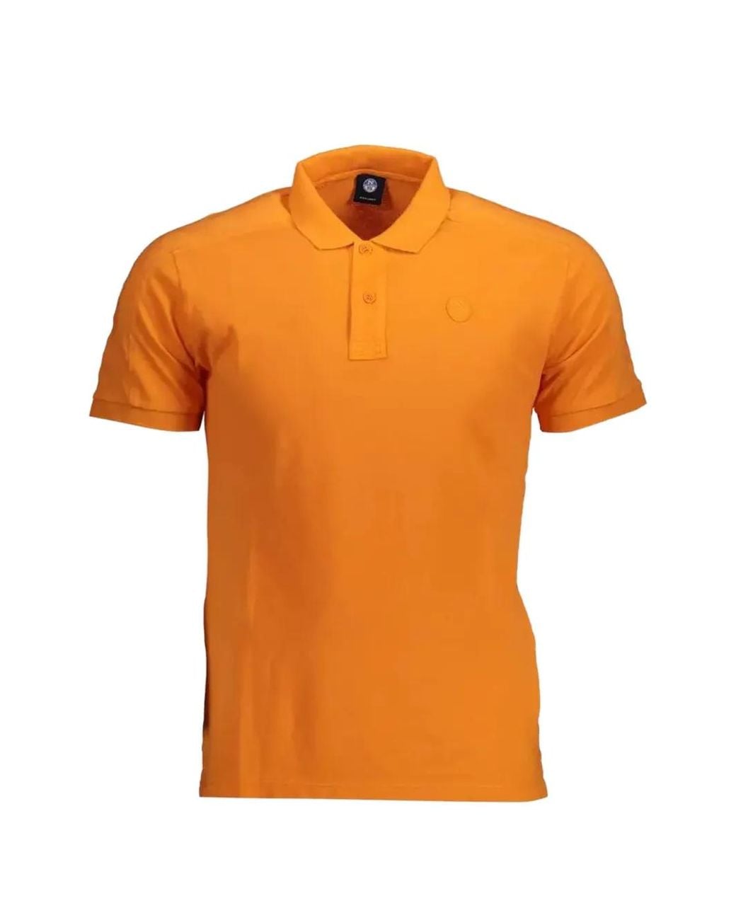 North Sails Orange Polo En Piqué for men