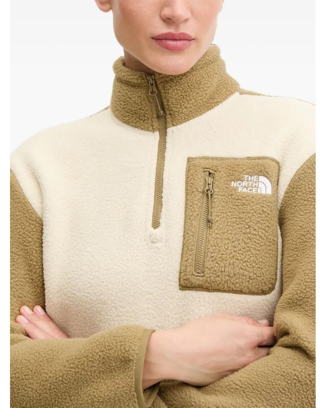 The North Face Natural Fleece-Texture Quarter-Zip Sweatshirt