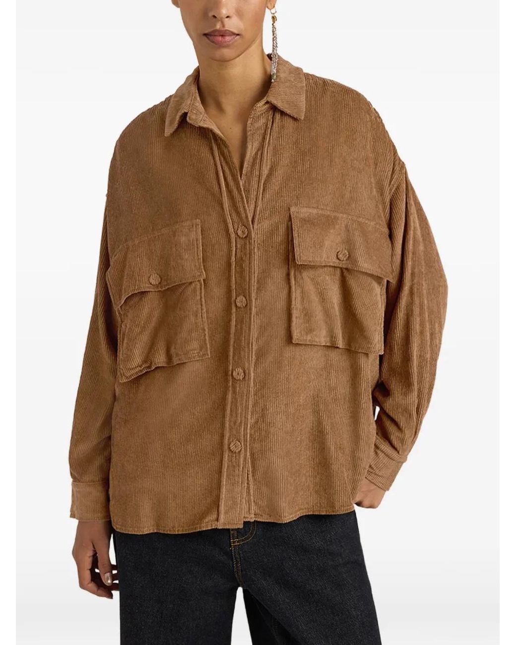 Momoní Brown Pitanga Corduroy Shirt