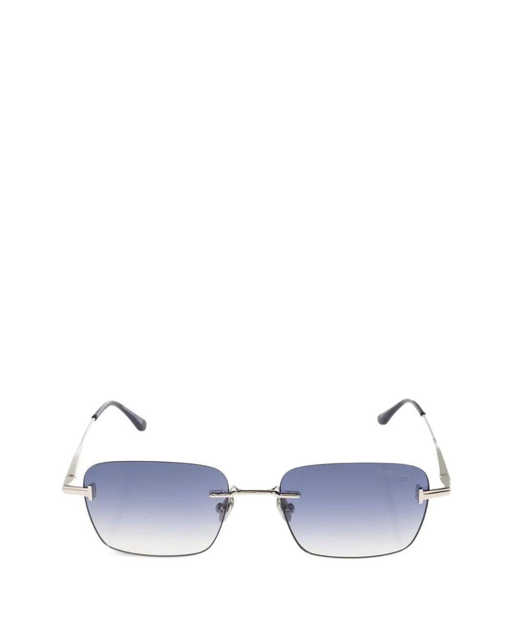 Tom Ford Blue Jake Rectangle-Frame Sunglasses