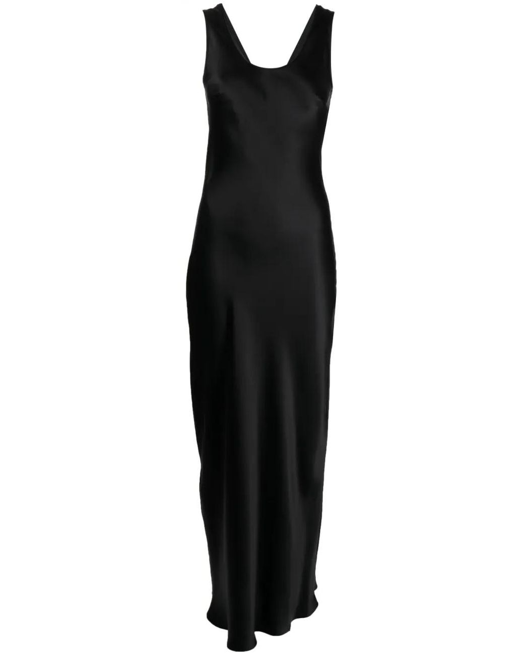 Gilda & Pearl Black Aria Silk Maxi Dress