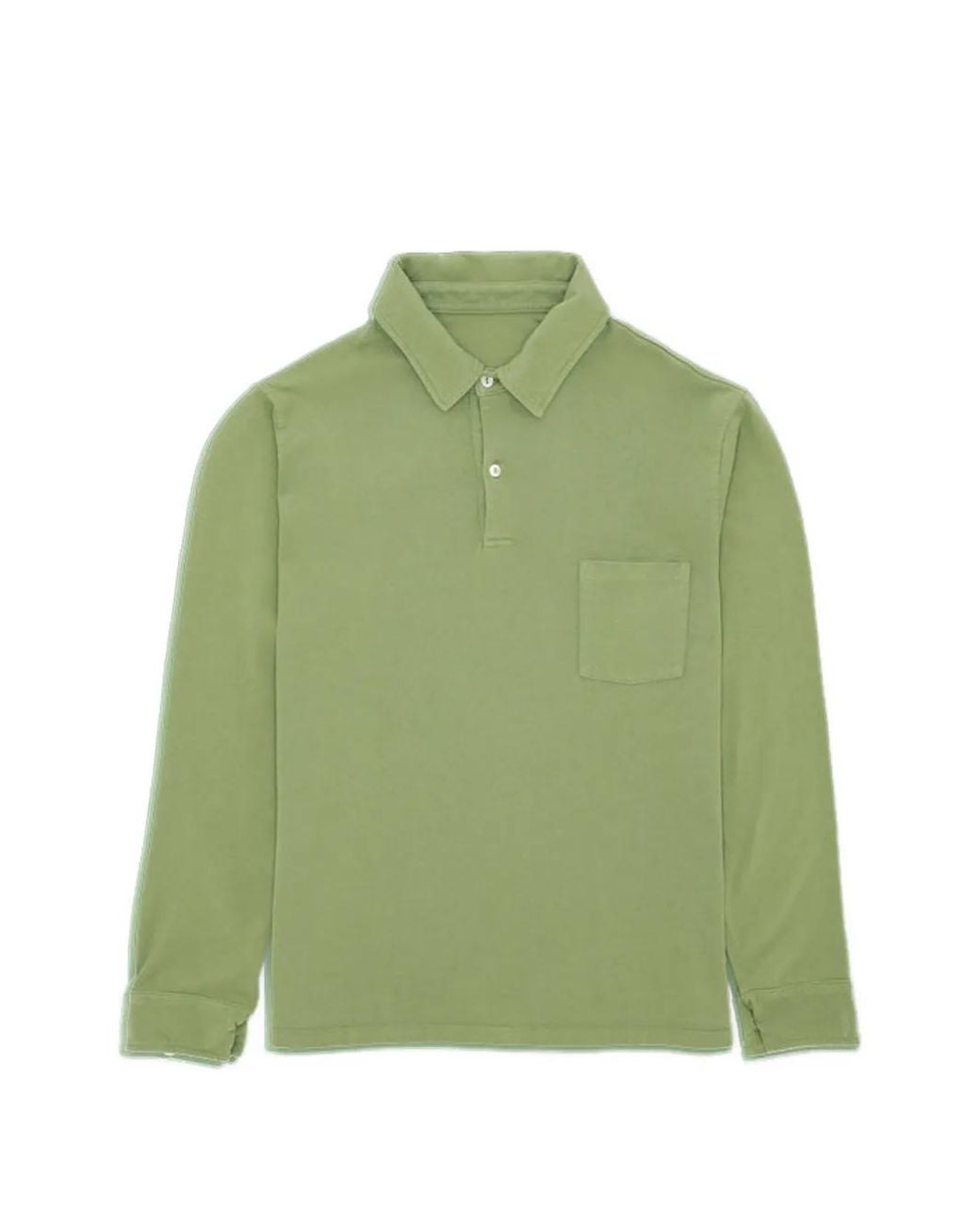 Fortela Green Polo Missouril À Manches Longues for men