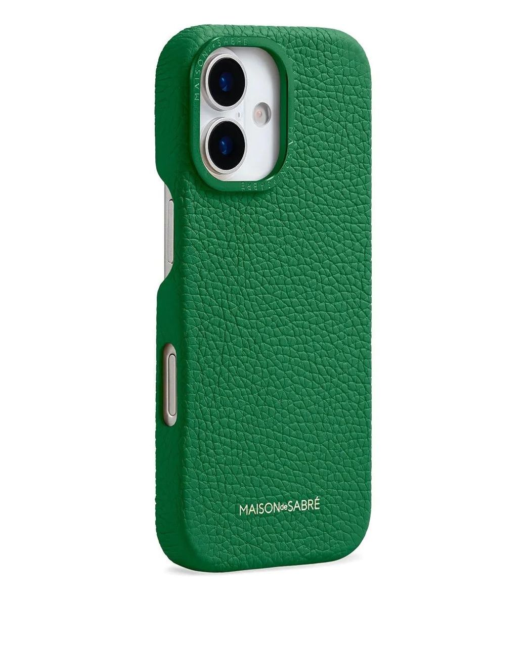 Maison De Sabre Green Leather Iphone 17 Case