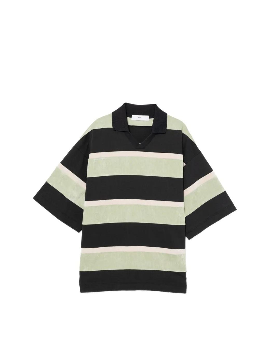 Toga Virilis Black Velvet Border Top for men