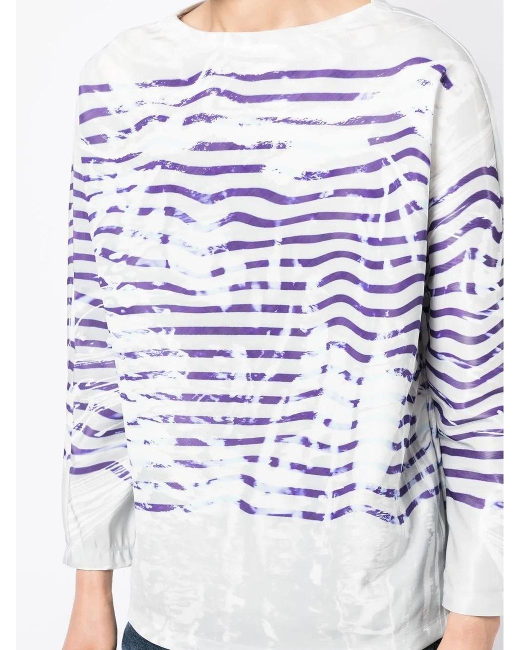 Top Con Estampado Gráfico Doublet de hombre de color Blue