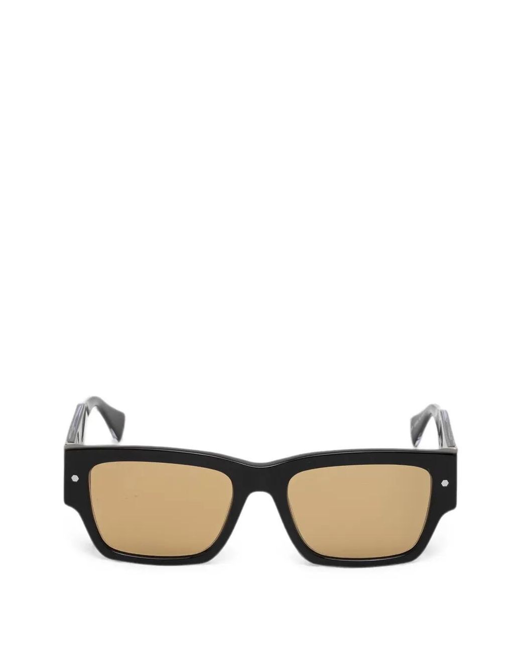 AllSaints Black Square-Frame Sunglasses