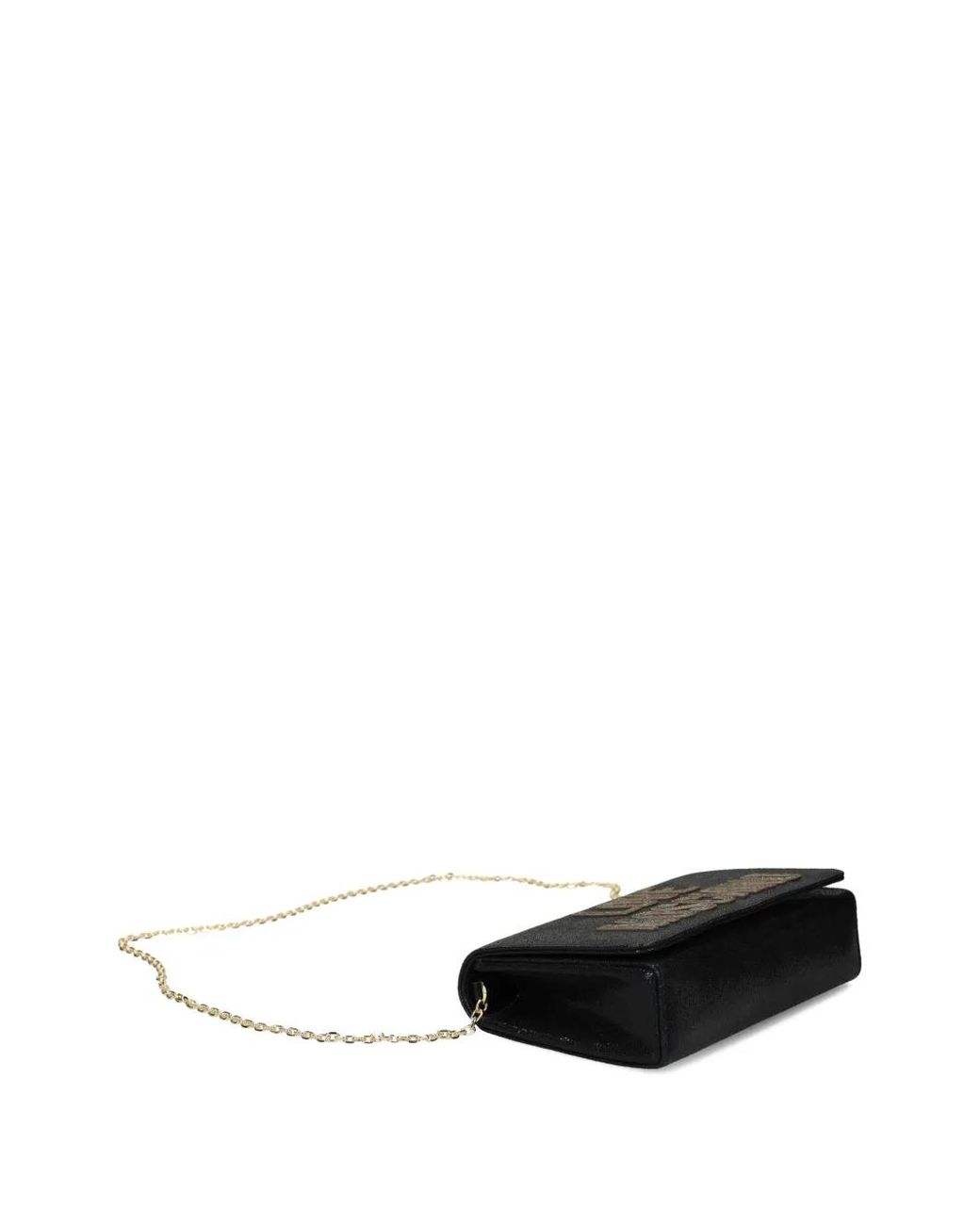Love Moschino Black Logo-Embellishment Crossbody Bag