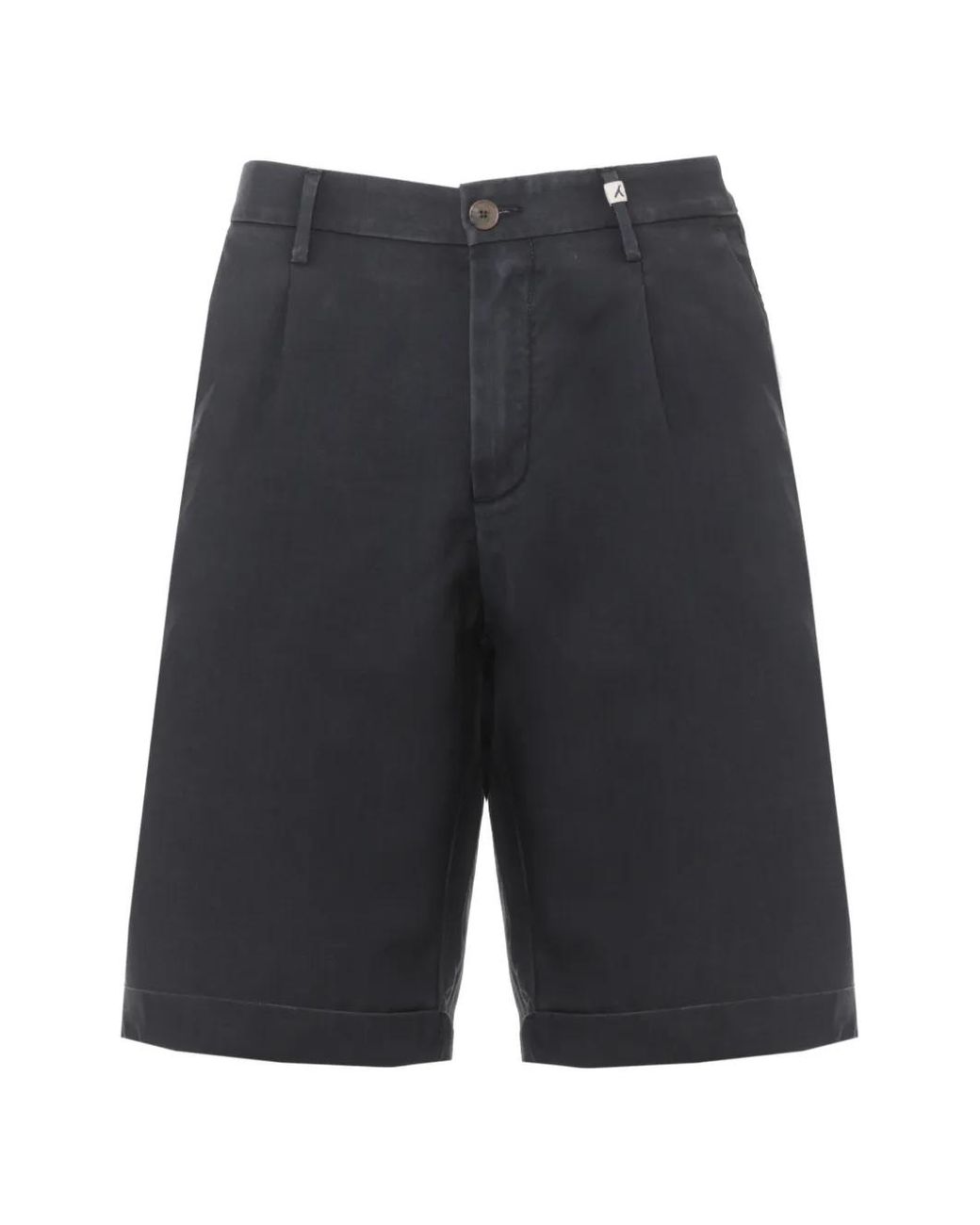 Myths Gray Short Plissé En Laine for men