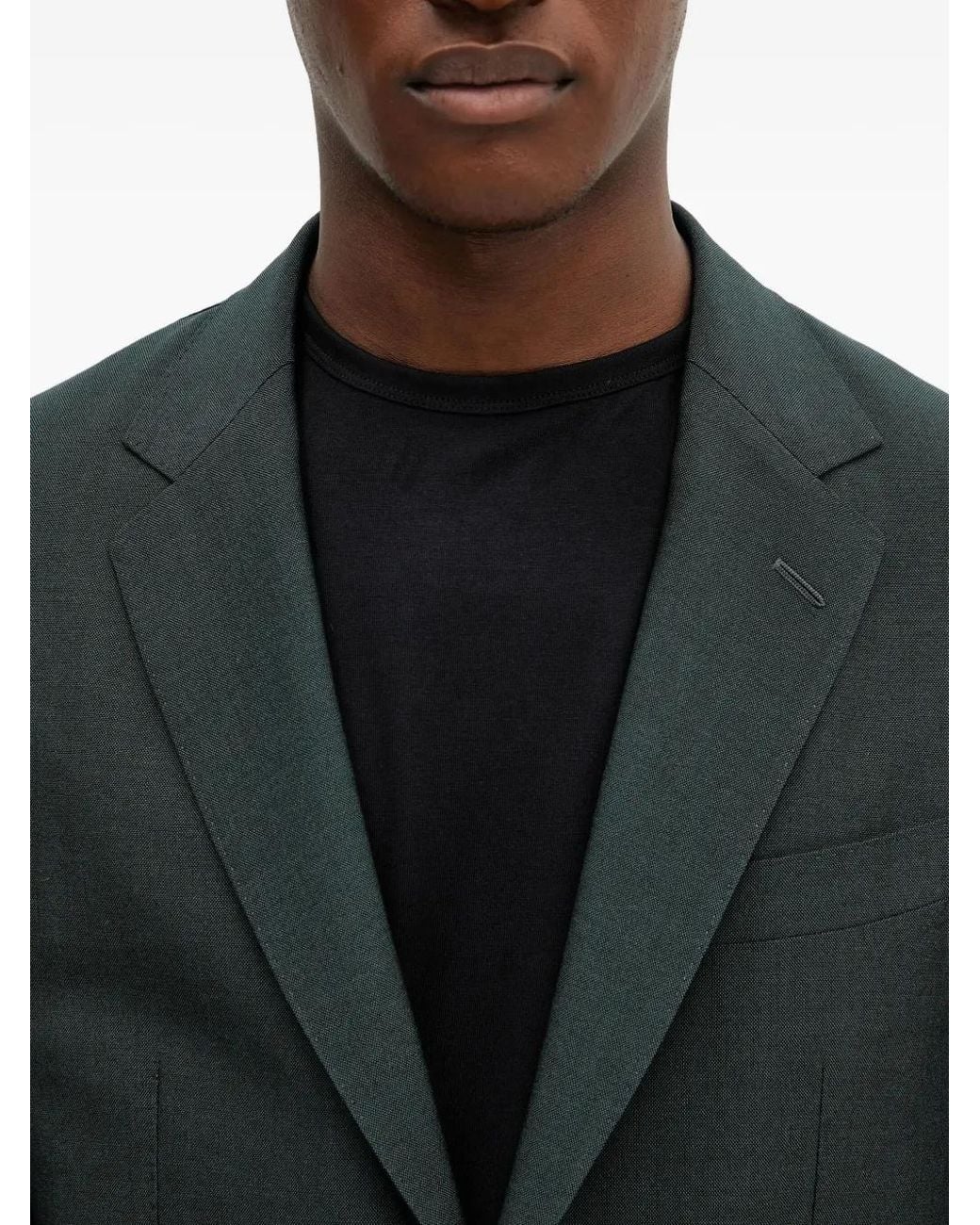 Wacko Maria Gray Two-Button Notch-Lapel Blazer for men