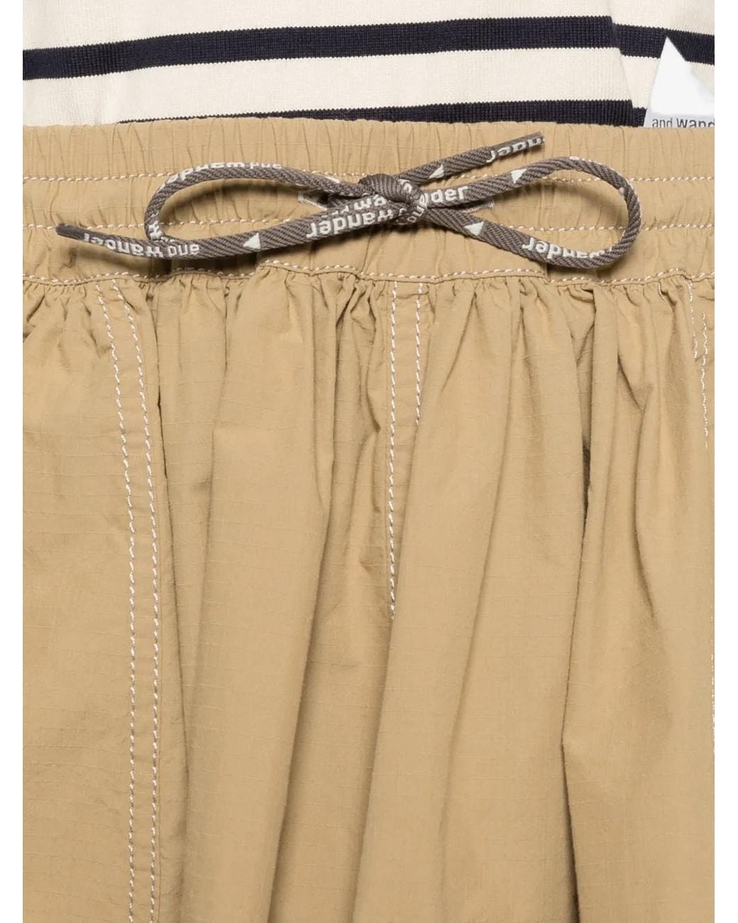 And Wander Natural Jupe Mi-Longue Cordura À Lien De Resserrage