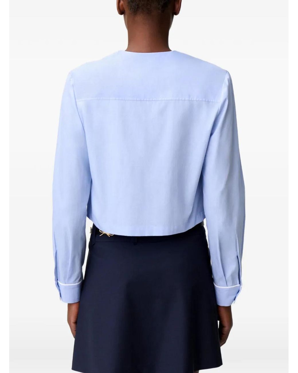 Claudie Pierlot Blue Poplin Shirt