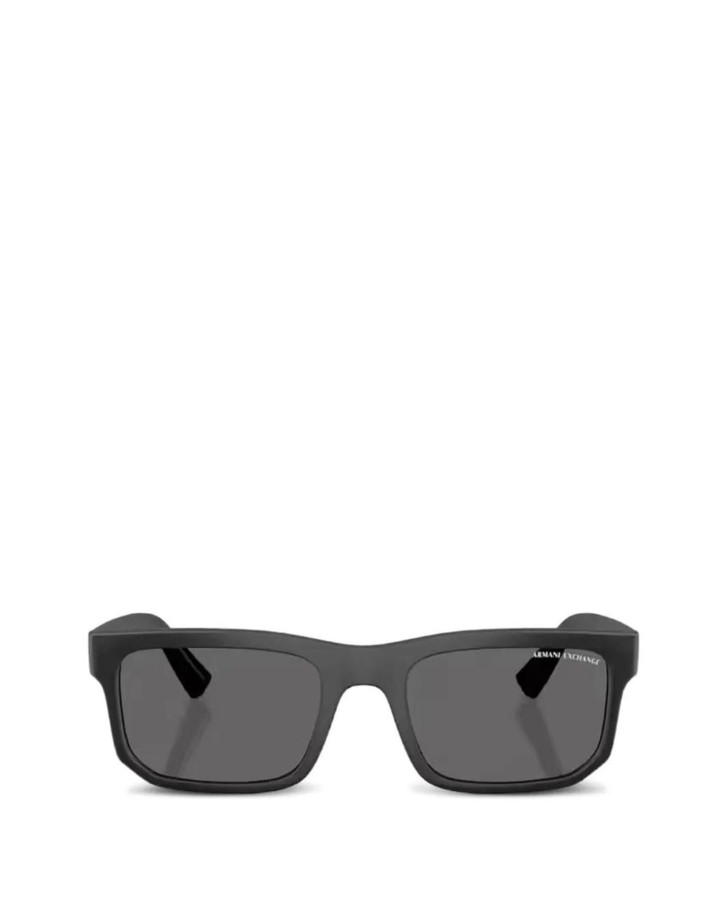 ARMANI EXCHANGE Gray Rectangle-Frame Sunglasses for men
