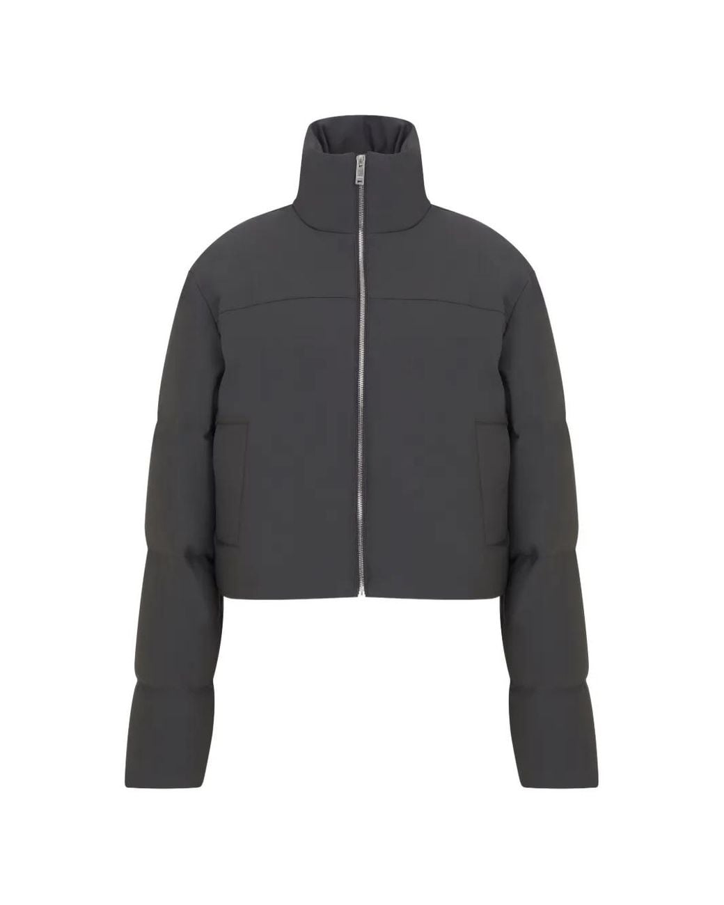MEGUSTA Blue Doudoune Crop Imperméable