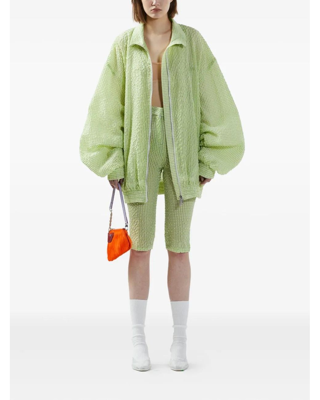 Gcds Green Textured Jacket