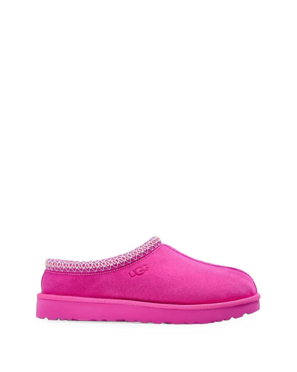Ugg Pink Tasman Ii Suede Slippers
