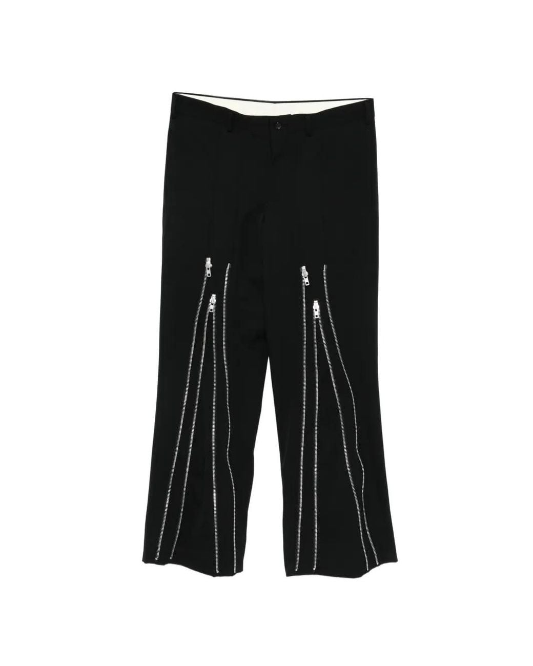 Comme des Garçons Black Zip-Detail Trousers for men