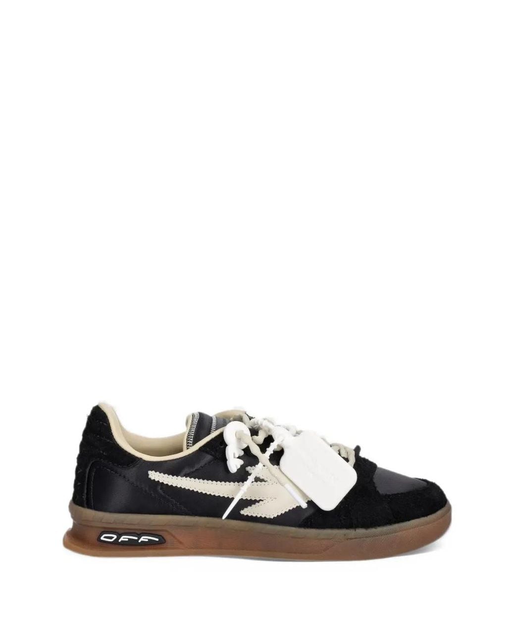 Off-White c/o Virgil Abloh Black End Of Play Zip-Tie Sneakers
