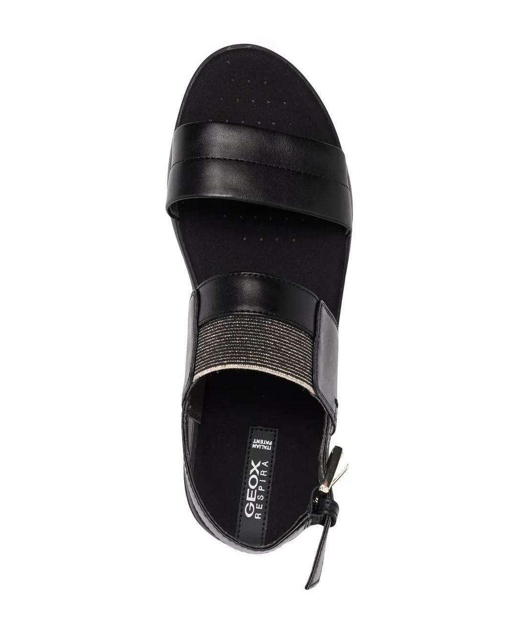 Geox Black Dandra Slingback Sandals