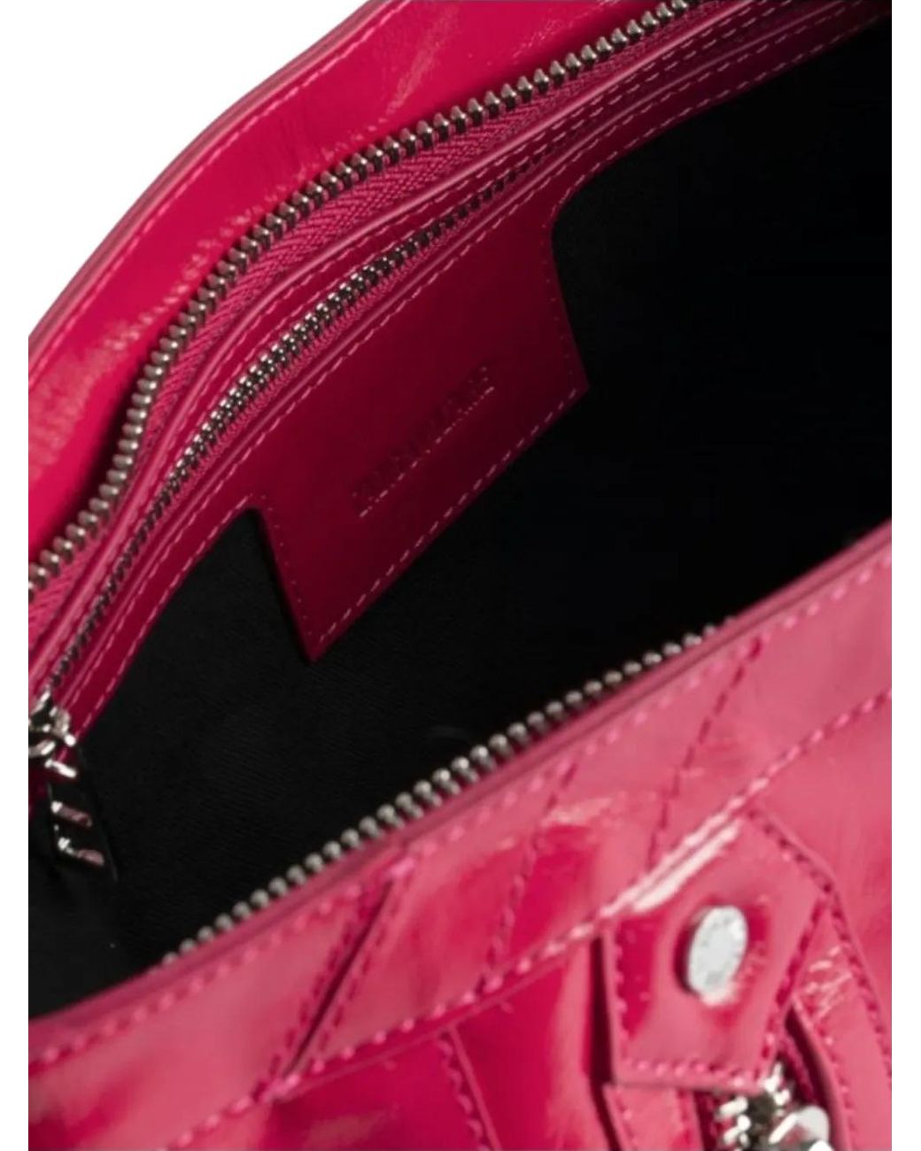 Zadig & Voltaire Purple Sunny Moody Patent Bag