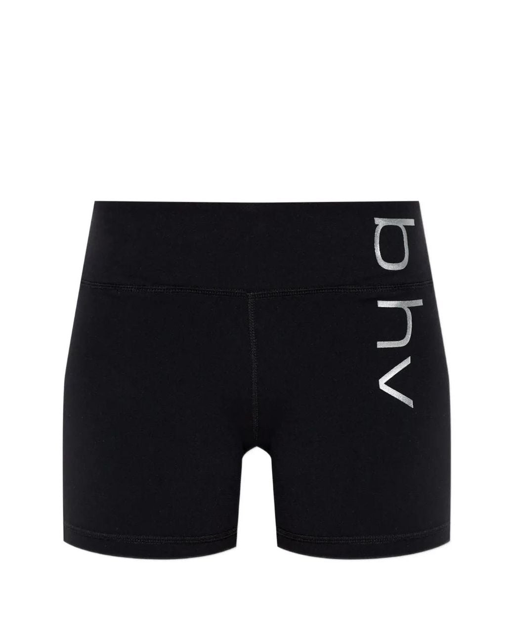 M I S B H V Black Short À Logo Imprimé