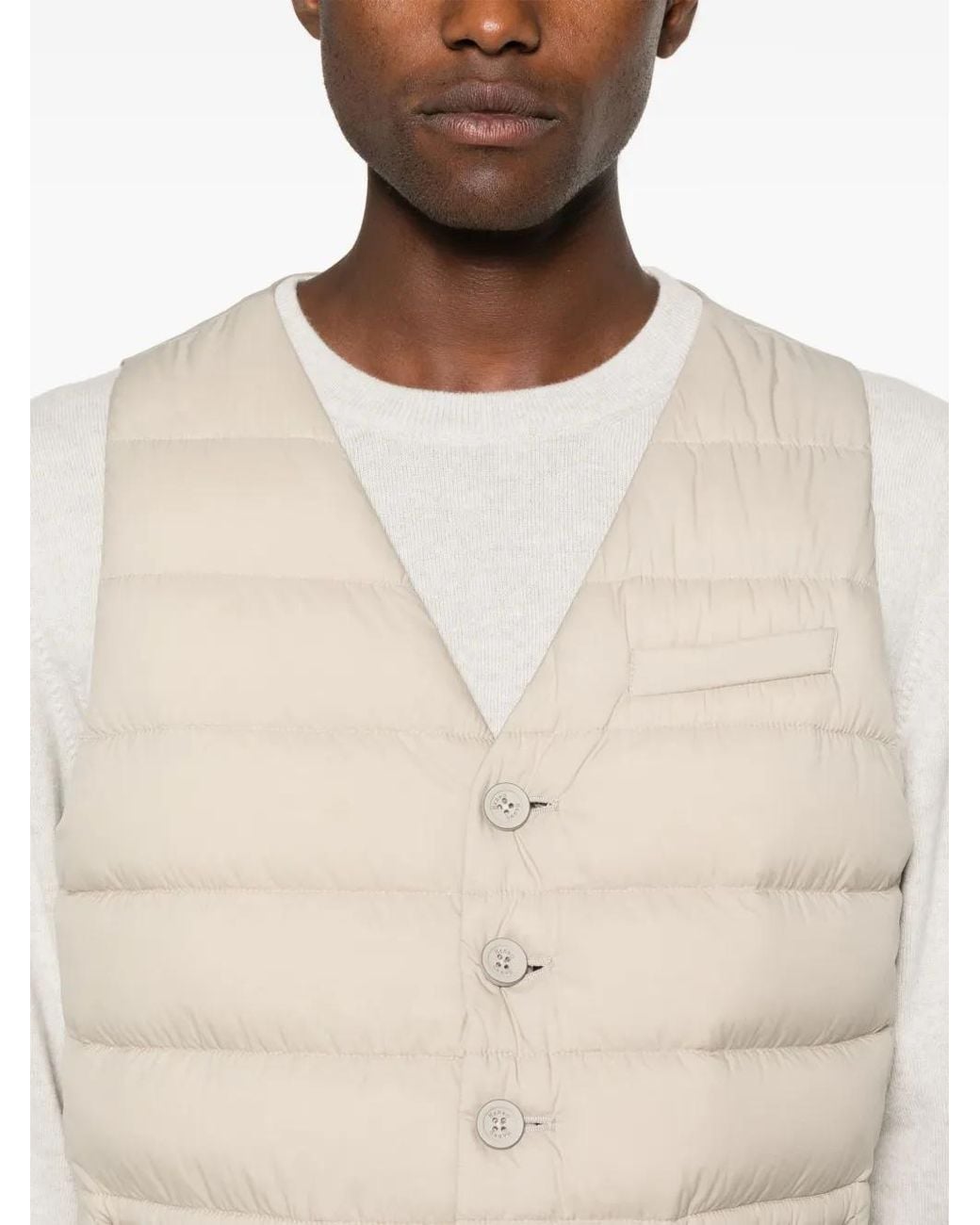 Herno Natural Il Panciotto Down Vest for men