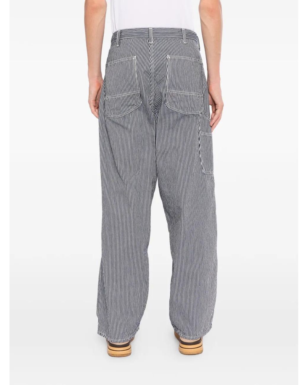 Orslow Gray 30's Hickory Painter Trousers for men