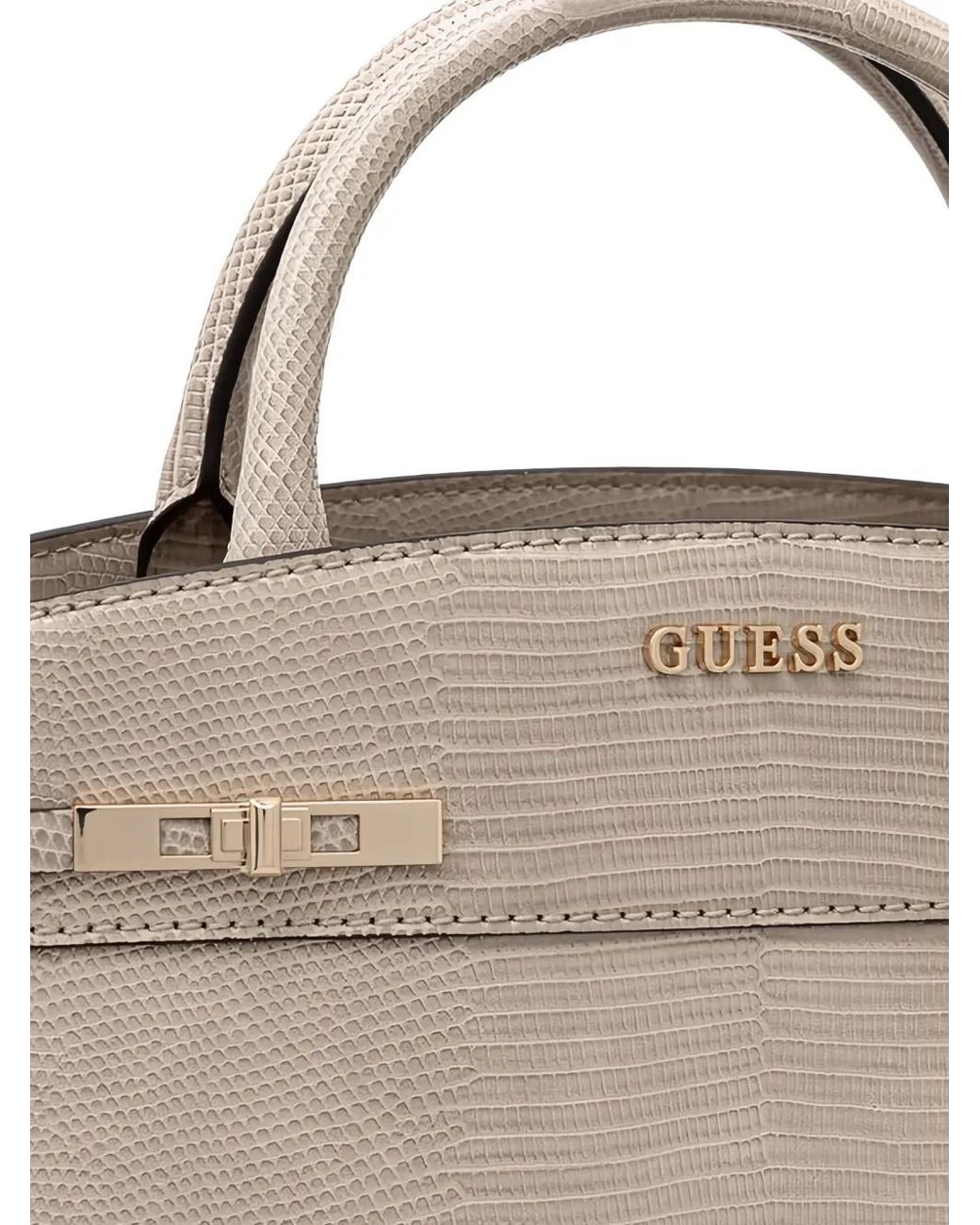 Guess Natural Melinda Animal-Print Handbag
