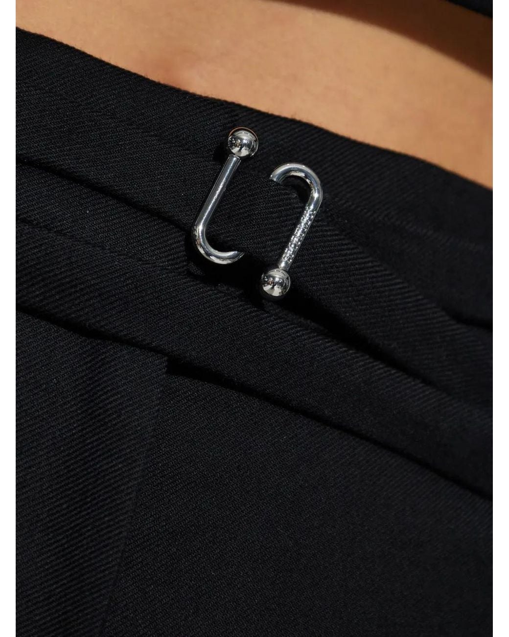 Sportmax Blue Hook-Fastening Trousers