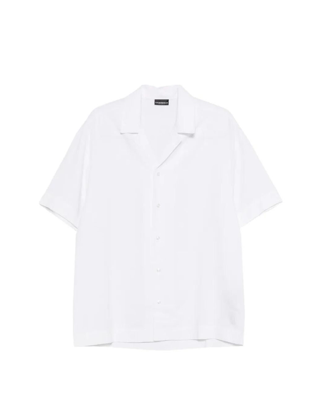 Emporio Armani White Short-Sleeve Shirt for men