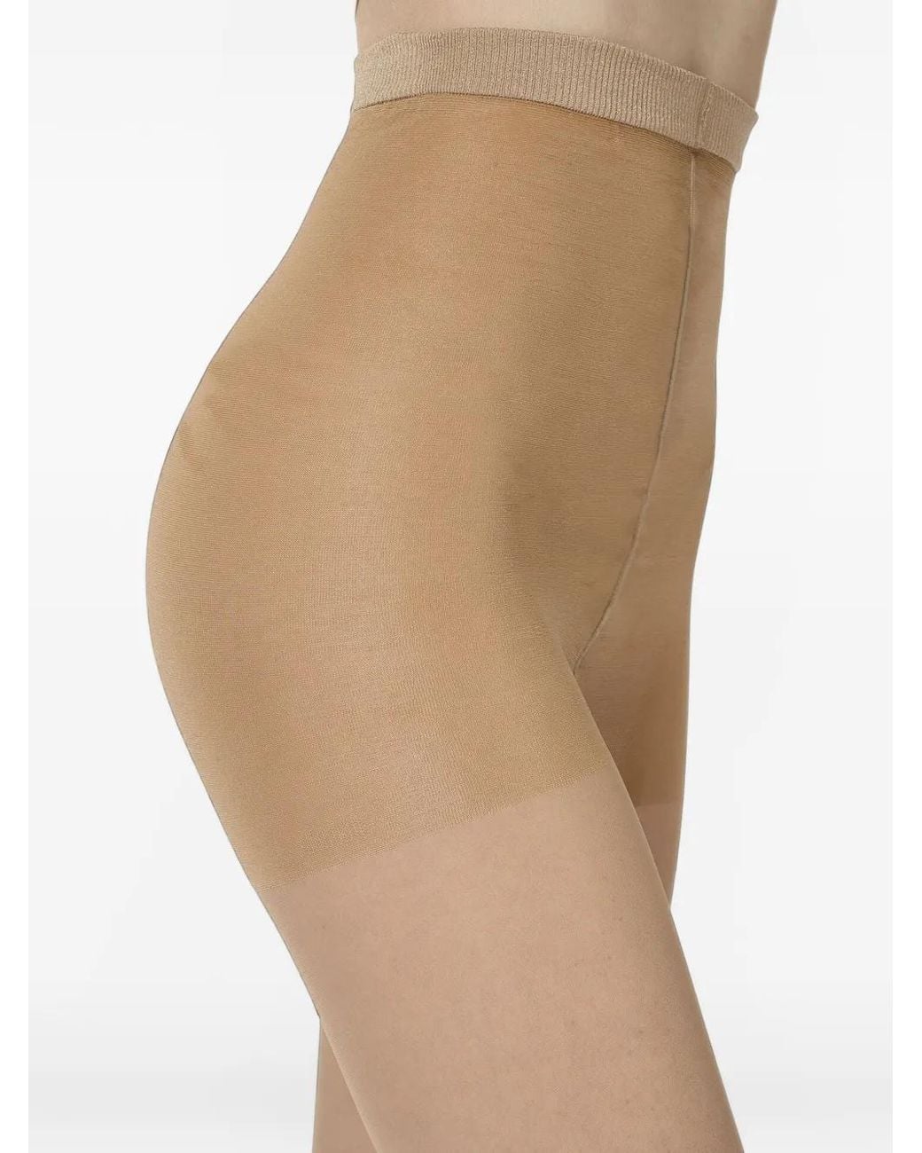 Wolford White 30 Semi-Sheer Tights
