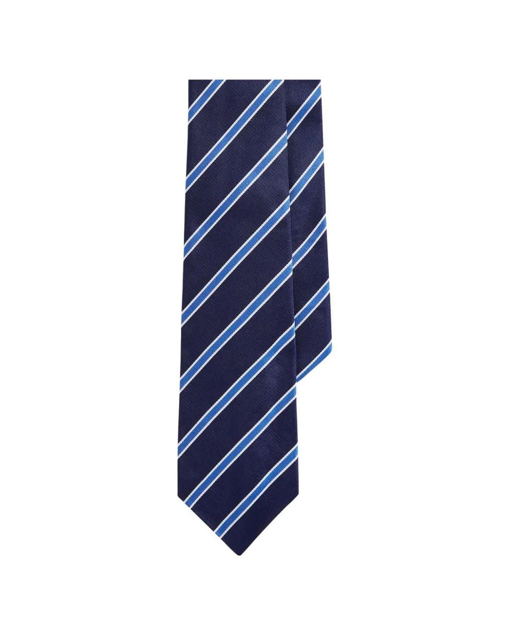 Ralph Lauren Blue Striped Tie for men