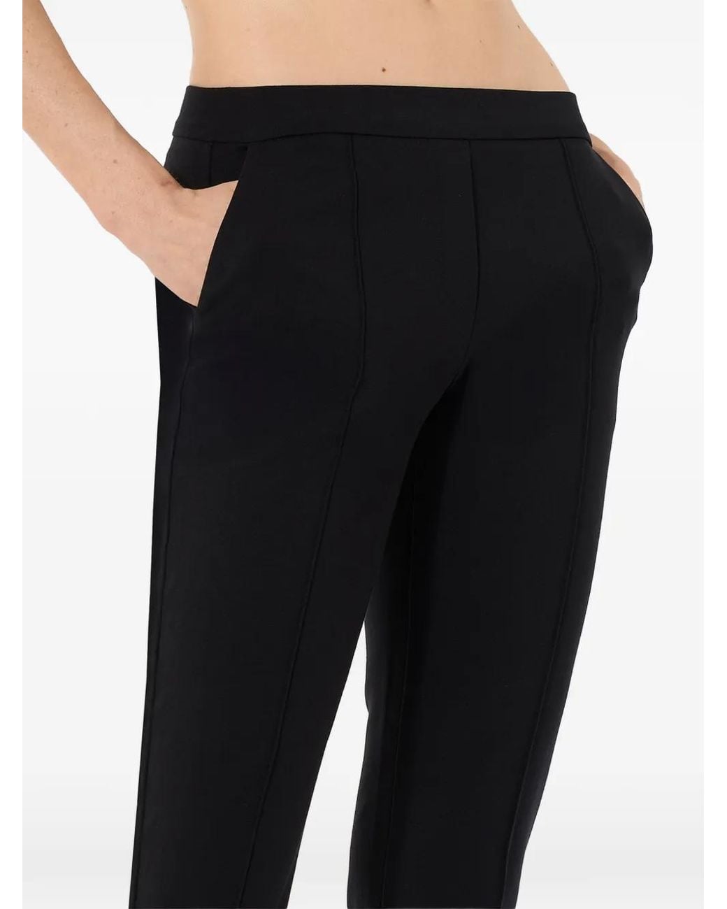 Wolford Black Baily Seam-Detail Trousers