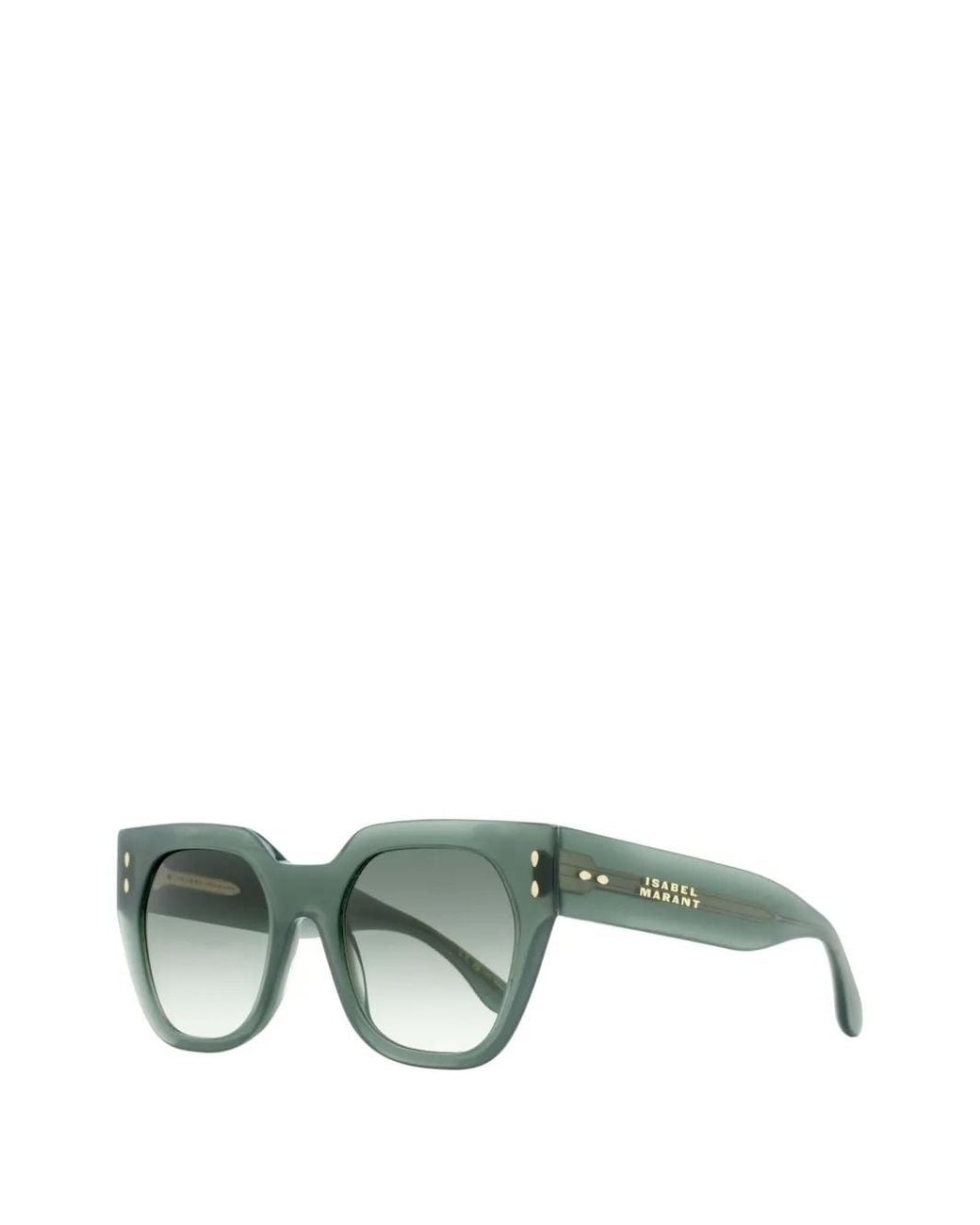 Isabel Marant Green 158/S Round-Square Sunglasses