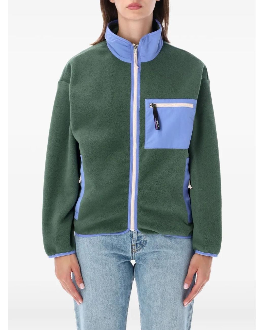 Patagonia Green Fleece Panelled Jacket