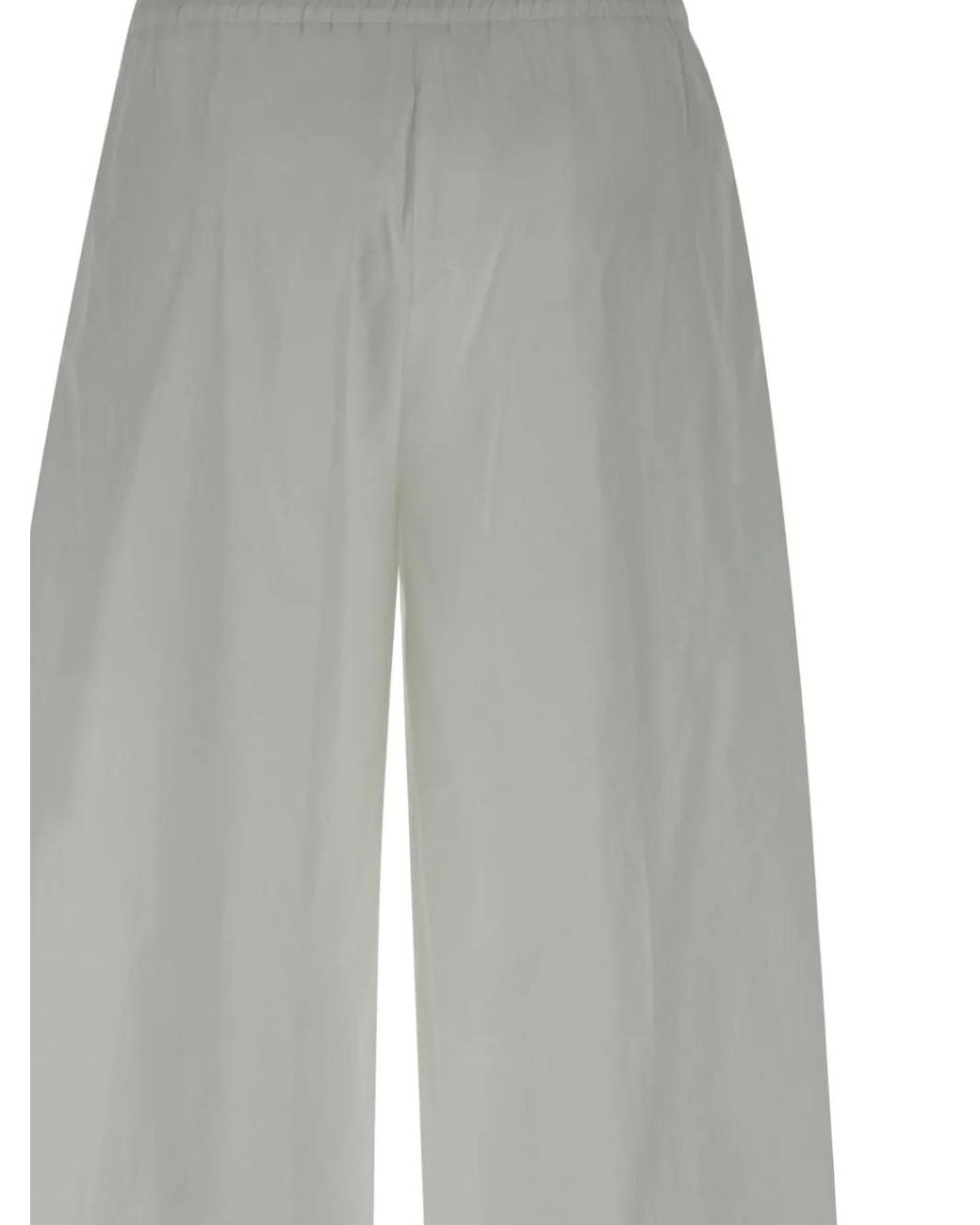 ANDAMANE Gray Wide-Leg Trousers