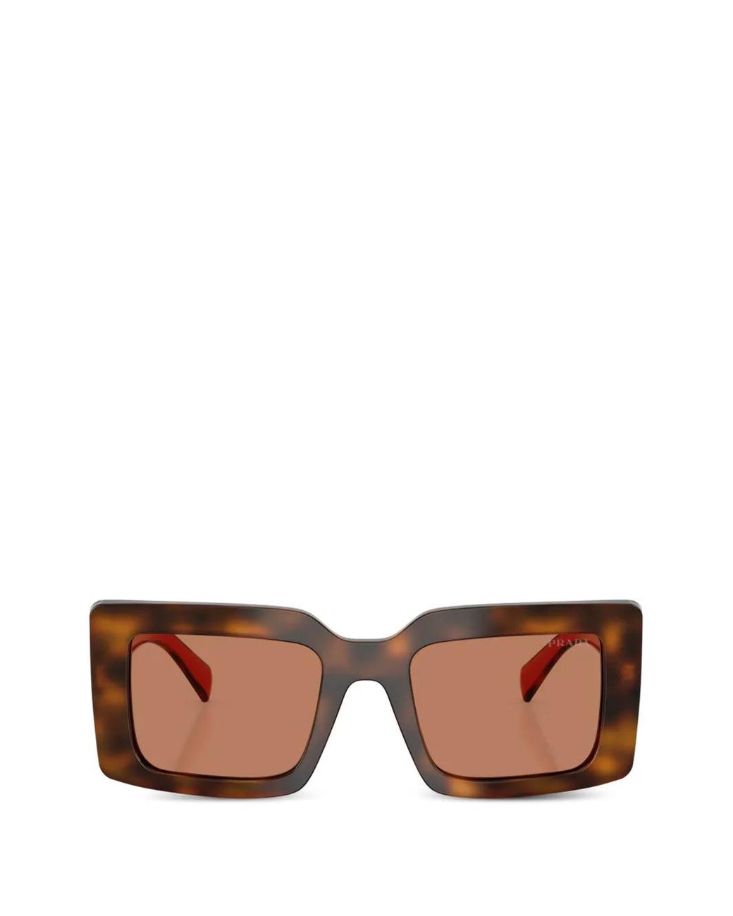 Prada Pink Lunettes De Soleil À Monture Effet Écaille De Tortue