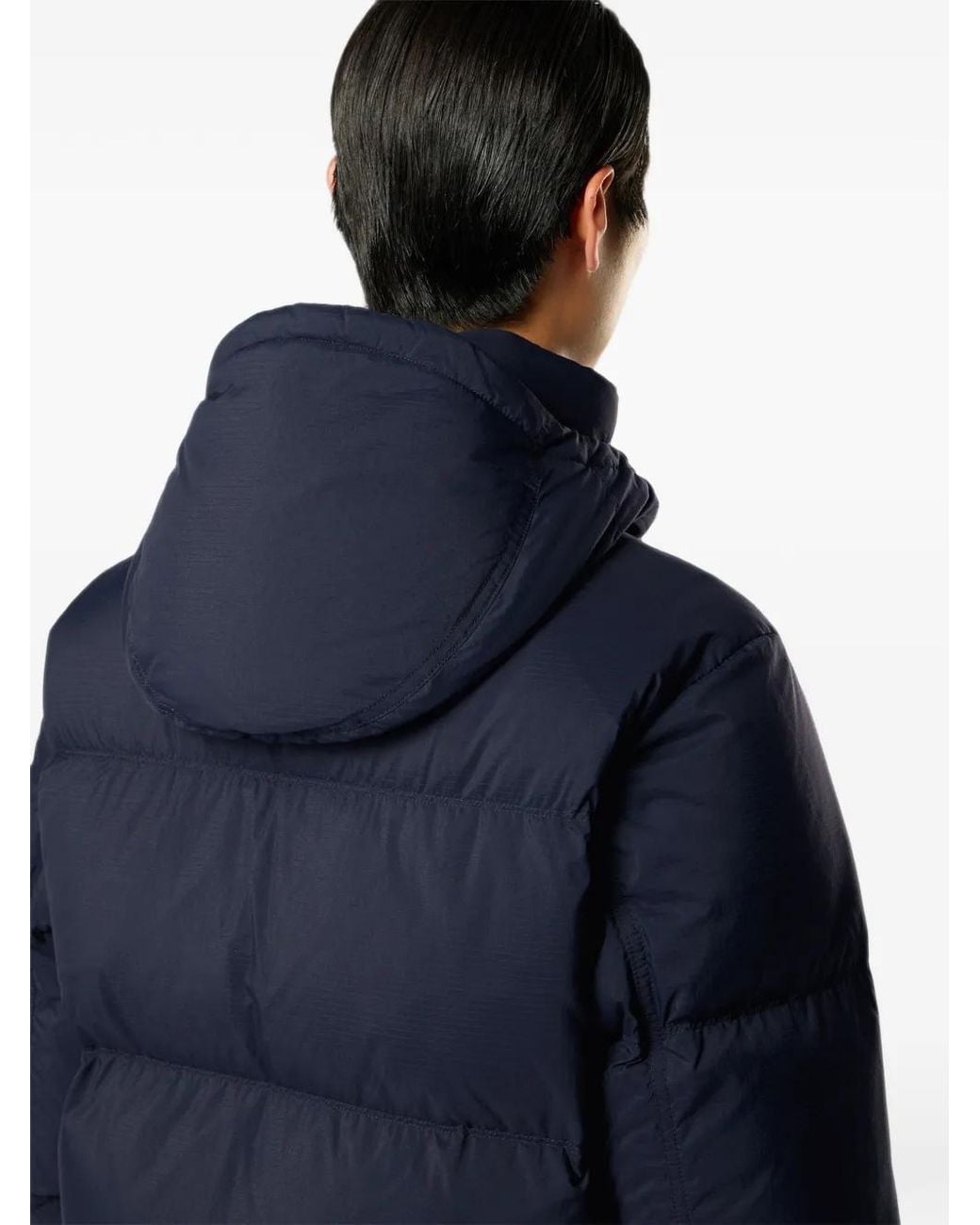 Stone Island Blue Cordura Ripstop Matt Down Jacket for men