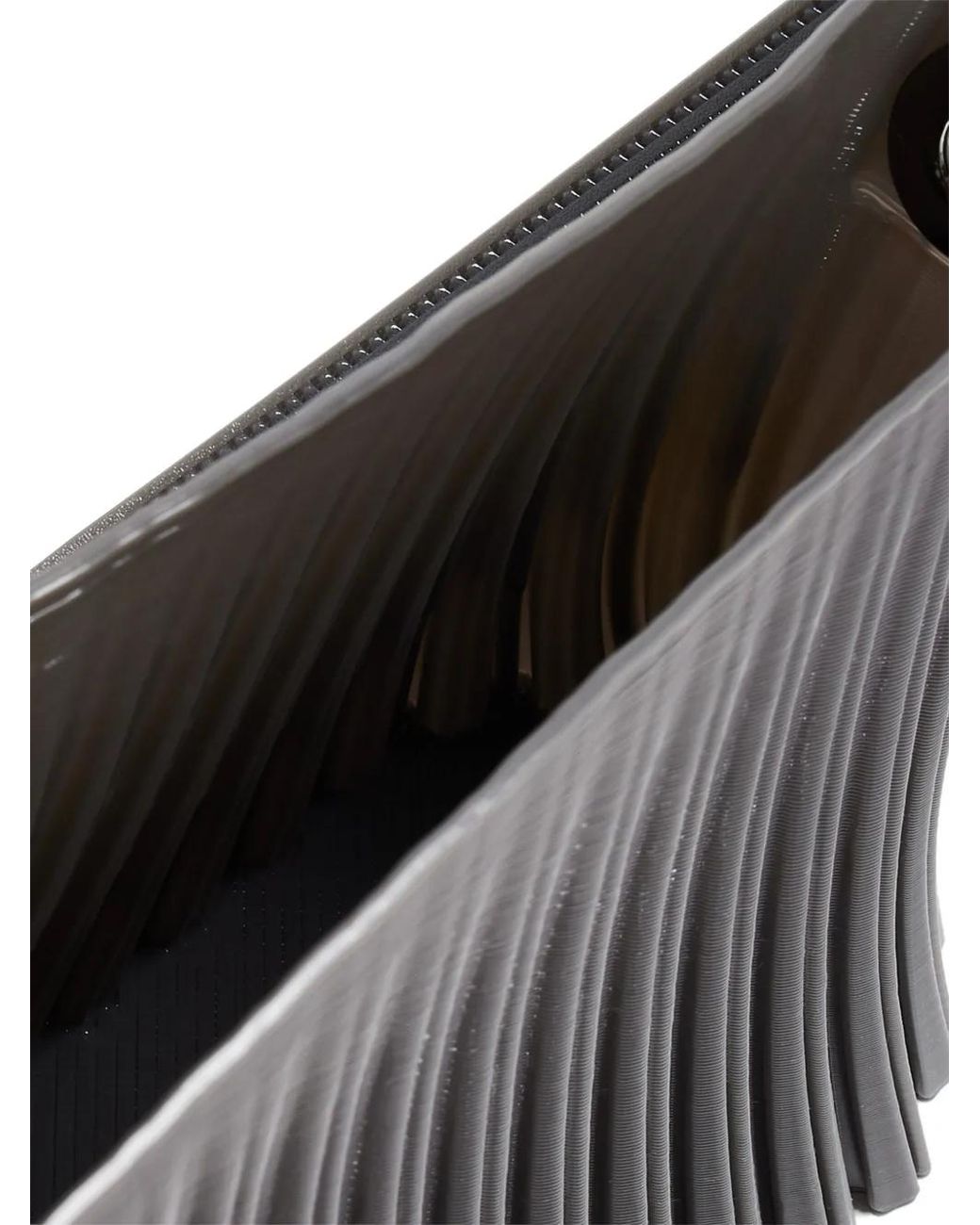 Touchless Black Pleated Shoulder Bag