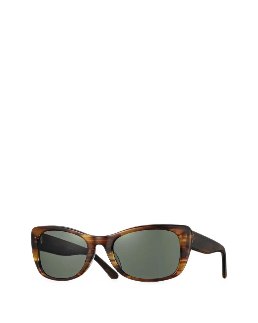 Eyevan 7285 Brown Gentry-E Rectangle-Frame Sunglasses