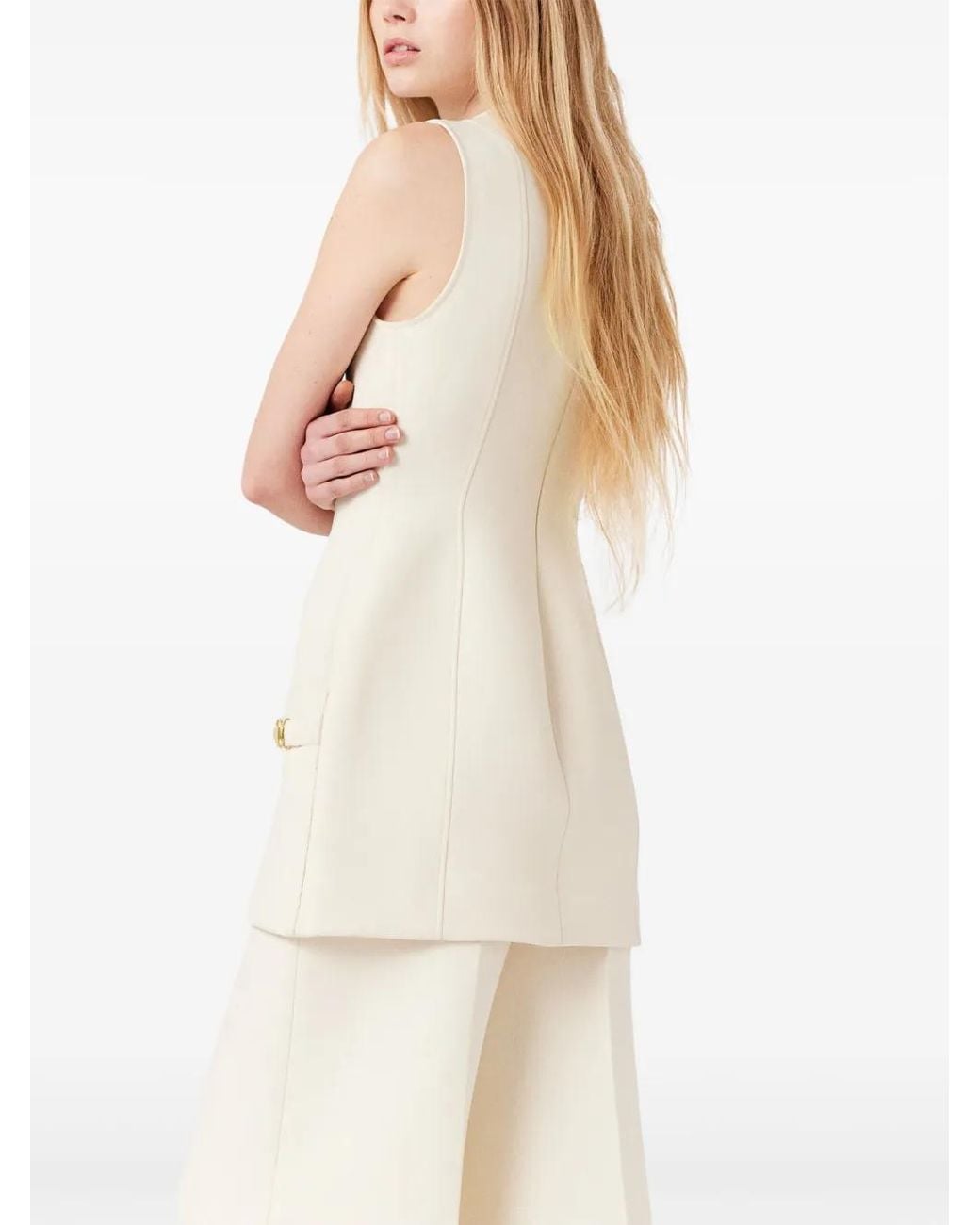 Stella McCartney Natural Moulded Sleeveless Dress