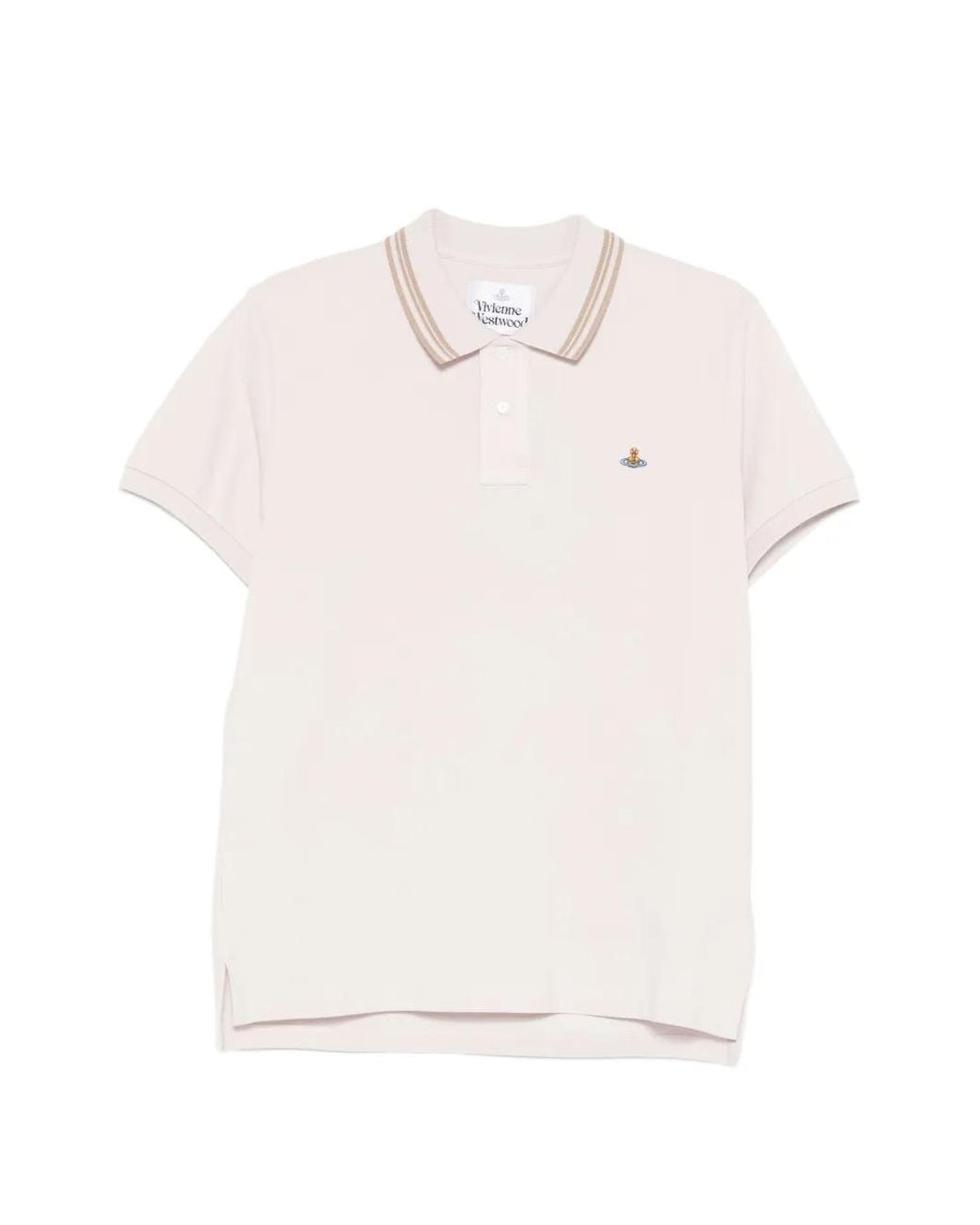 Vivienne Westwood White Classic Polo for men