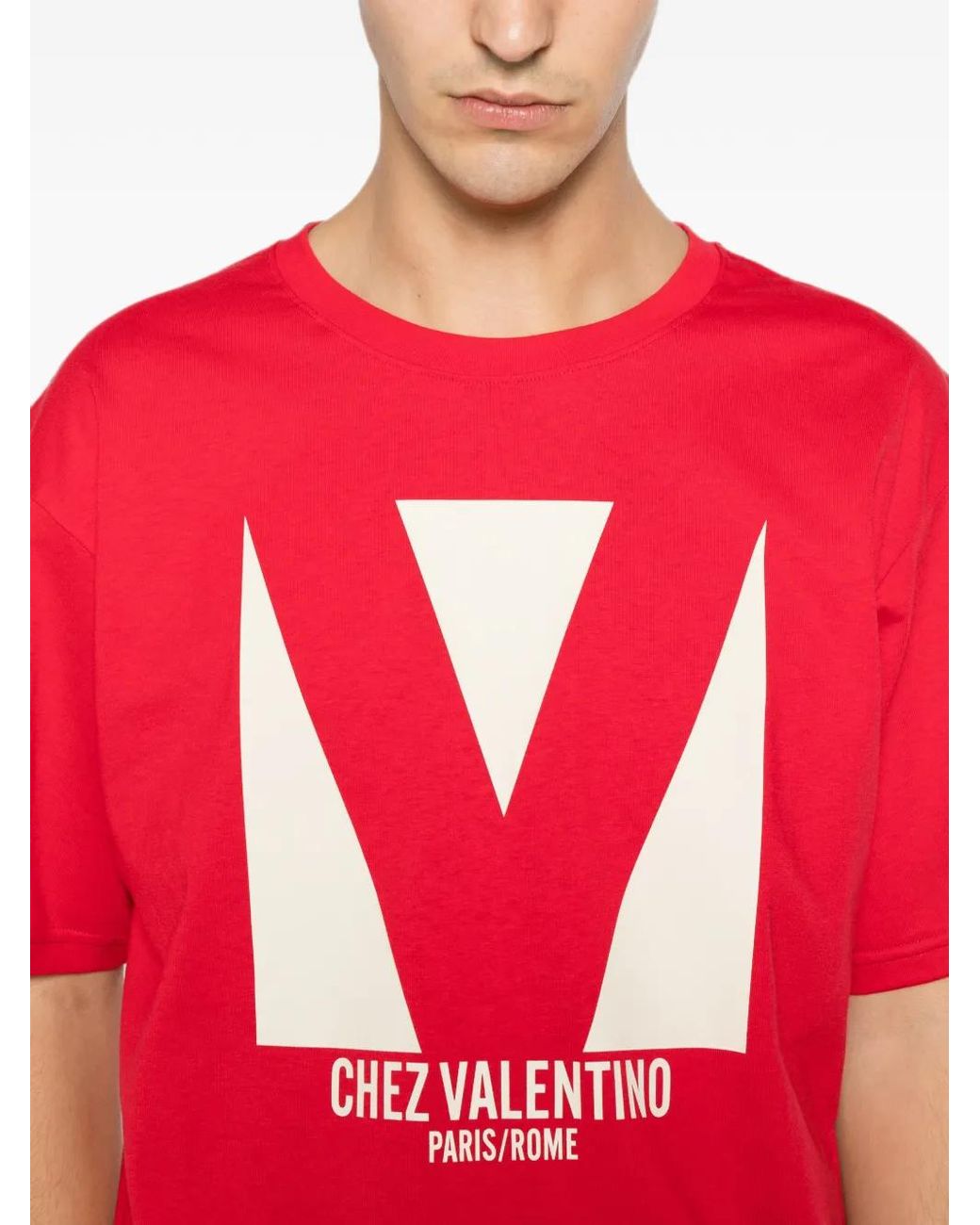 Valentino Garavani Pink Chez Short-Sleeved T-Shirt for men
