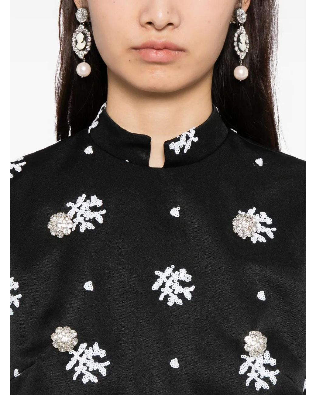 Macgraw Black Virtue Mini Dress