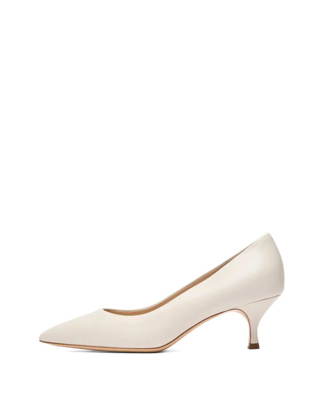 Casadei Natural 50Mm Pointed-Toe Heeled Pumps