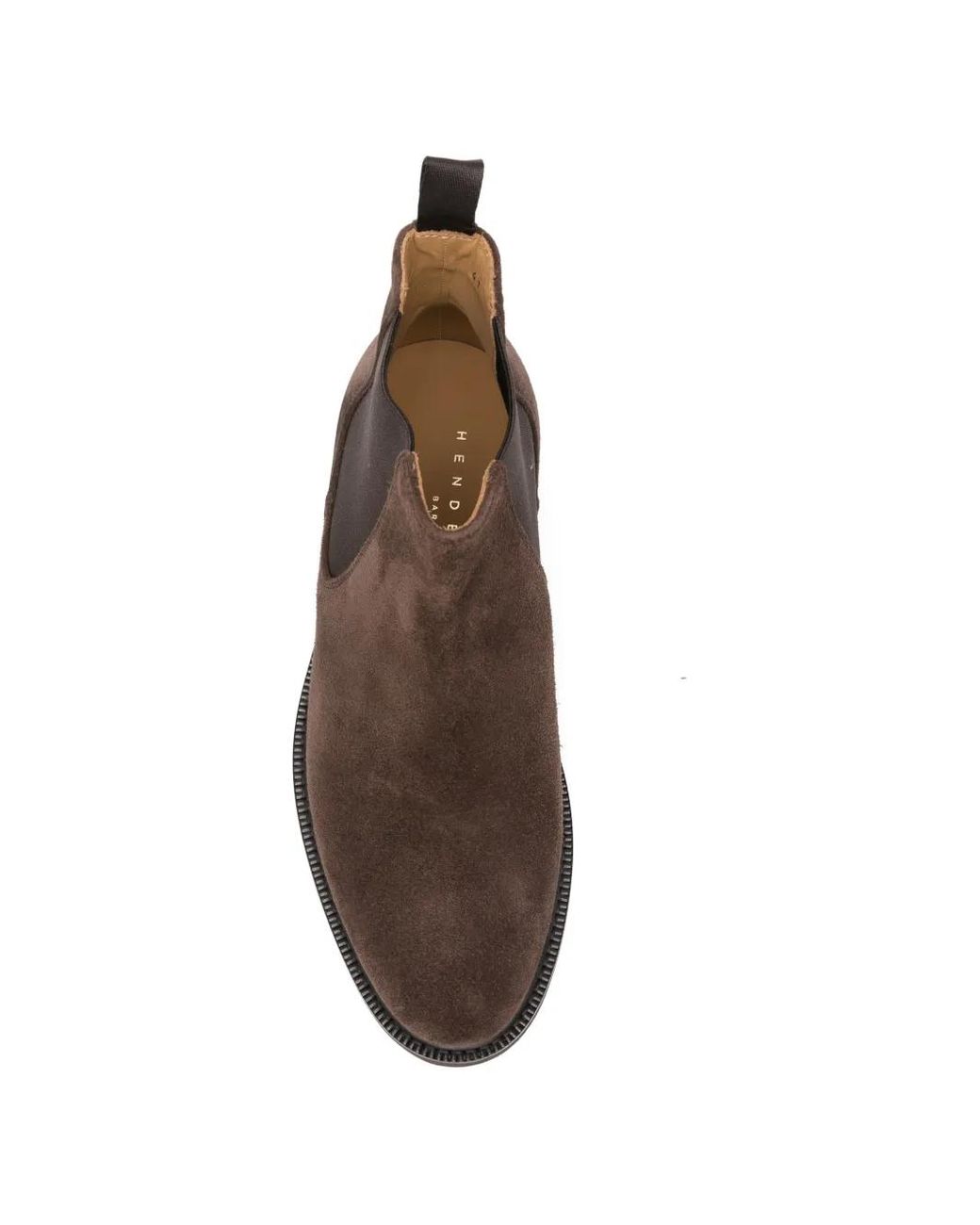 Henderson Brown Suede Chelsea Boots for men