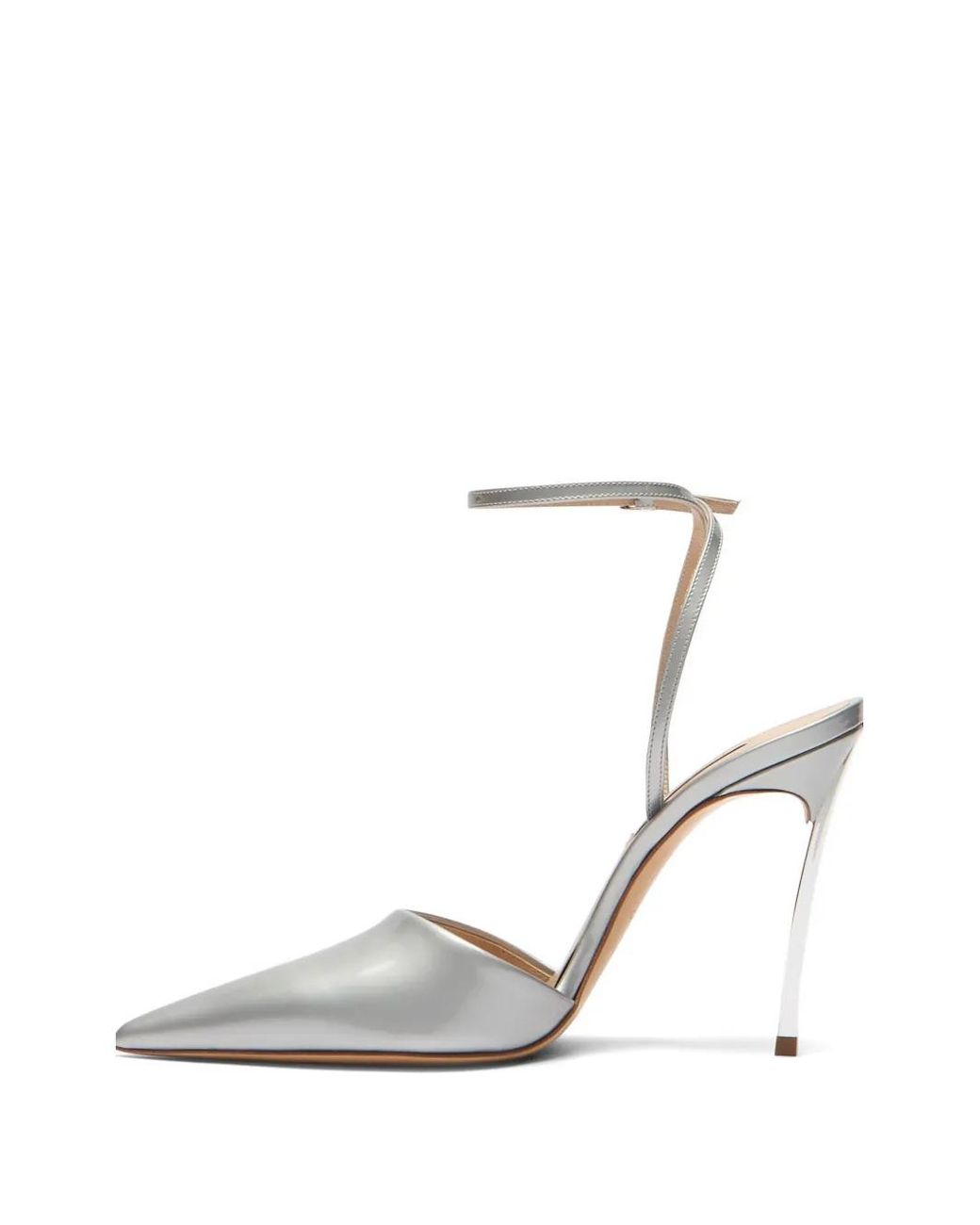 Casadei Superblade Sharp Pumps in het White